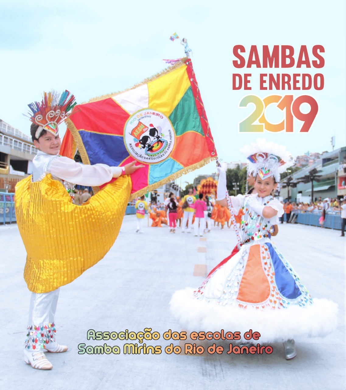 Capa CD Sambas de Enredo Escolas Mirins 2019
