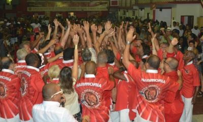 Estácio de Sá faz festa para os compositores campeões do Grupo Especial