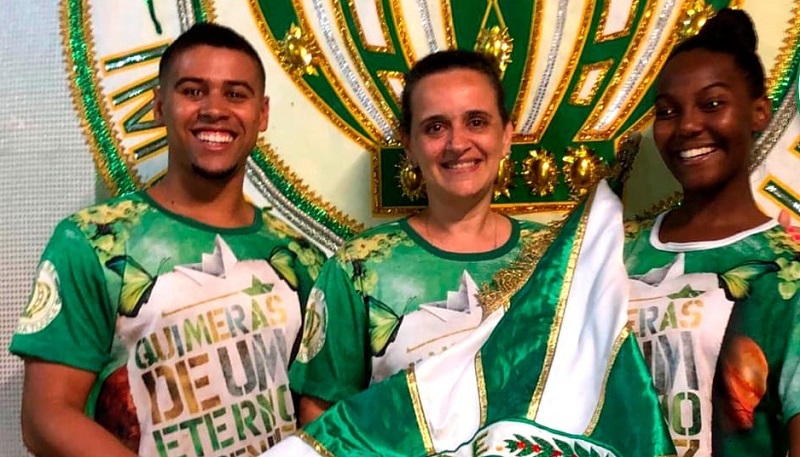 Império da Tijuca investe na preparação do casal de mestre-sala e porta-bandeira