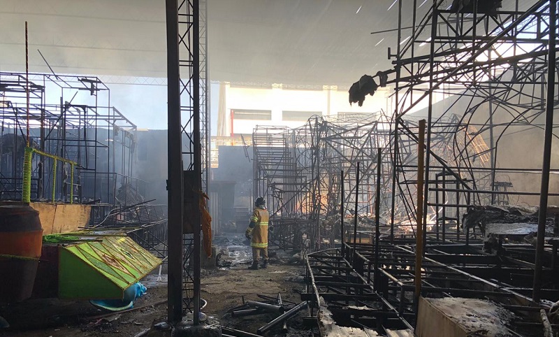 Incêndio destrói barracão da Acadêmicos do Sossego