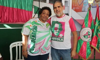 Guanayra Firmino toma posse na presidência da Mangueira