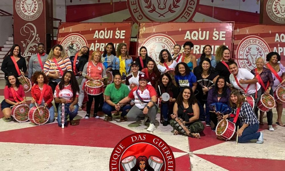 Unidos de Padre Miguel monta primeira bateria exclusivamente feminina do Rio de Janeiro