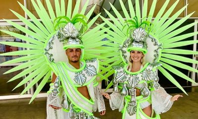 Império da Tijuca apresenta fantasias durante a Feijoada Imperial (veja)