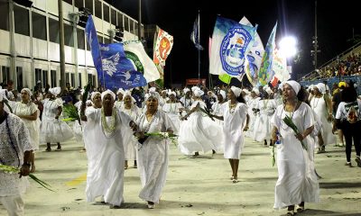 Cerimônia de lavagem da pista da Sapucaí contará com sambistas de todas as escolas