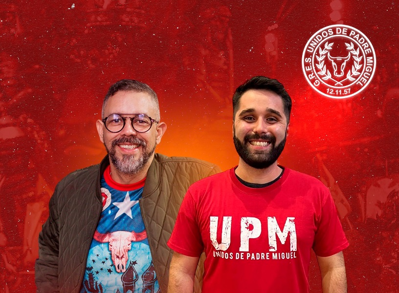 Edson Pereira e Lucas Milato serão os carnavalescos da Unidos de Padre Miguel