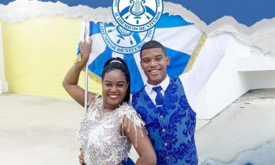 Acadêmicos de Niterói apresenta o novo casal de mestre-sala e porta-bandeira