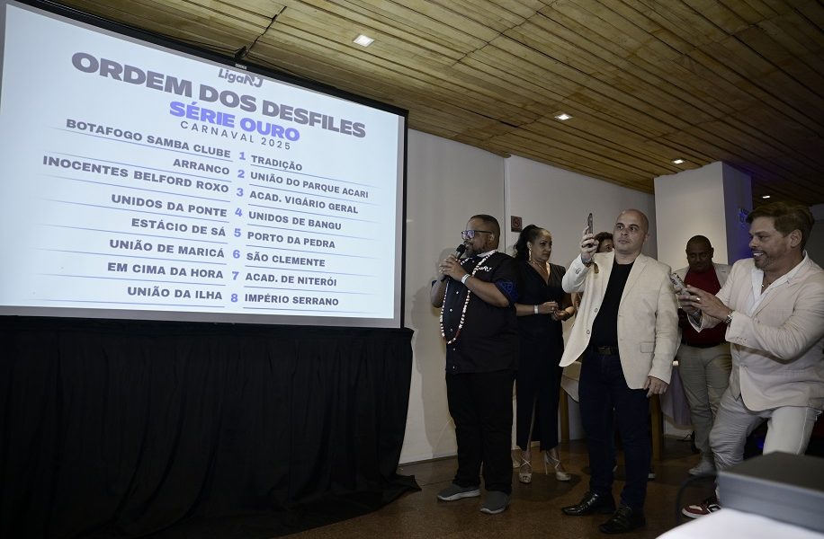 Liga RJ sorteia ordem de desfiles da Série Ouro